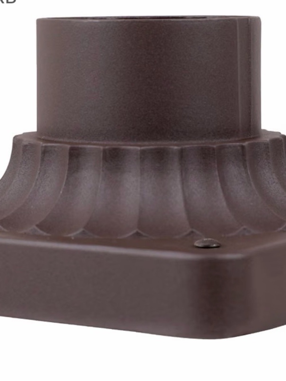 Designers Fountain Outdoor Post Light Base 5.75 Inch Oil Rubbed Bronze Cast new